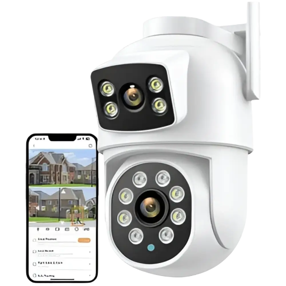 BESDER Caméra de surveillance extérieure PTZ 4K IP WiFi 8MP
