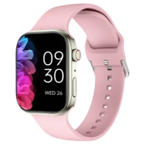 2025 montre intelligente 1.83 ’écran HD Bluetooth appel surveillance de la fréquence cardiaque - Rose / Pour Apple