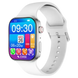 2025 montre intelligente 1.83 ’écran HD Bluetooth appel surveillance de la fréquence cardiaque - Blanc / Pour Apple