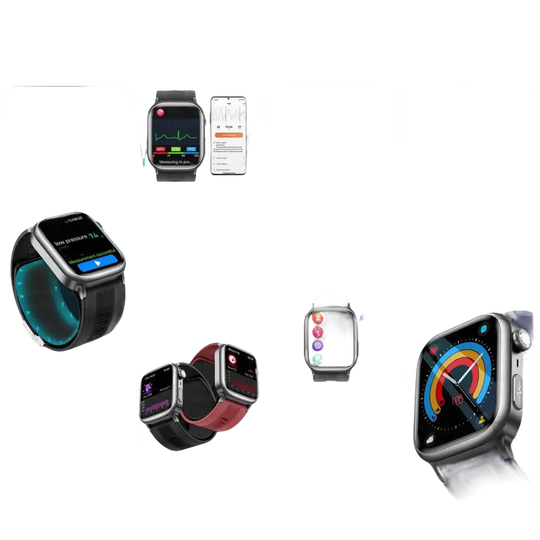 2025 Montre intelligente ECG santé avec diagnostic de pression artérielle précise