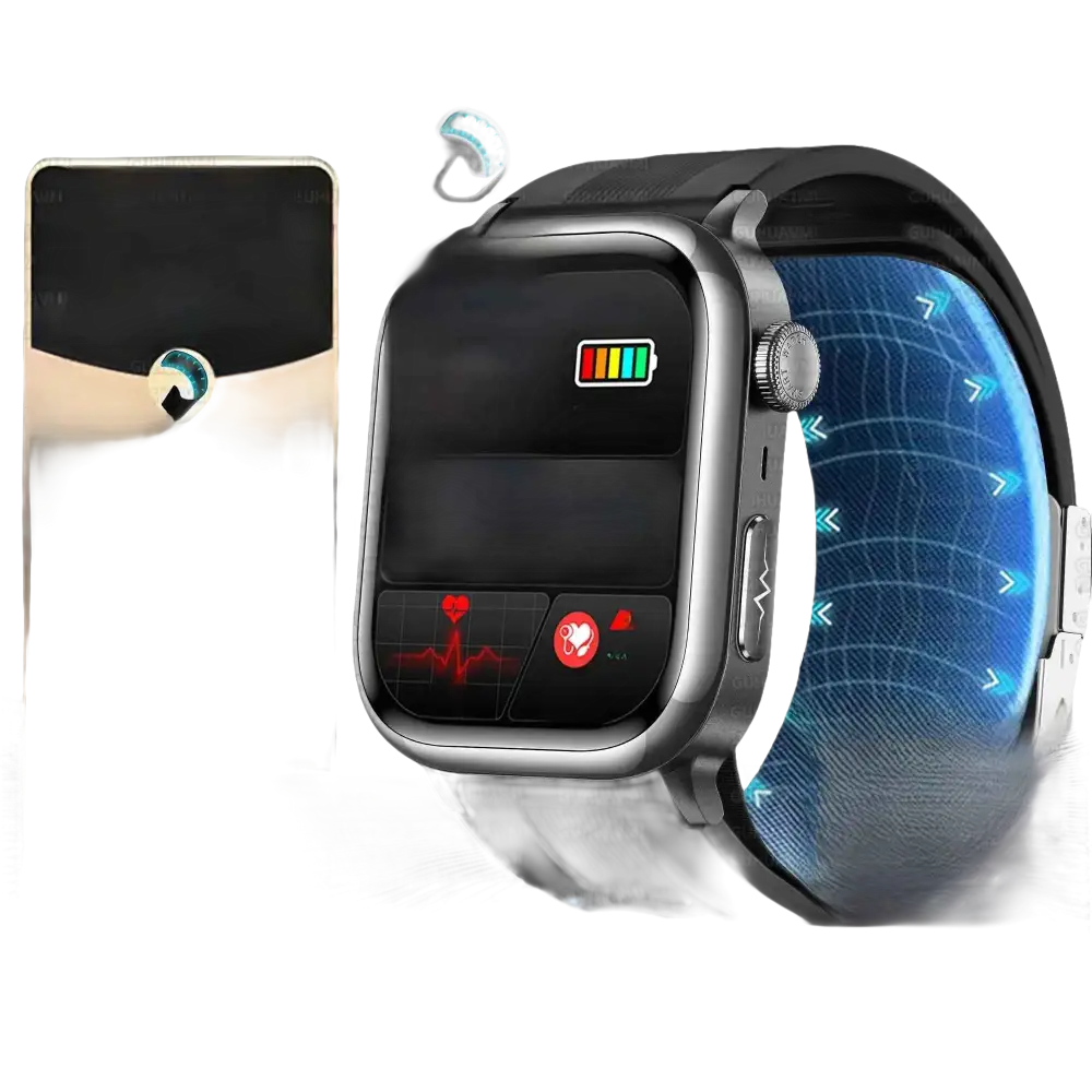 2025 Montre intelligente ECG santé avec diagnostic de pression artérielle précise