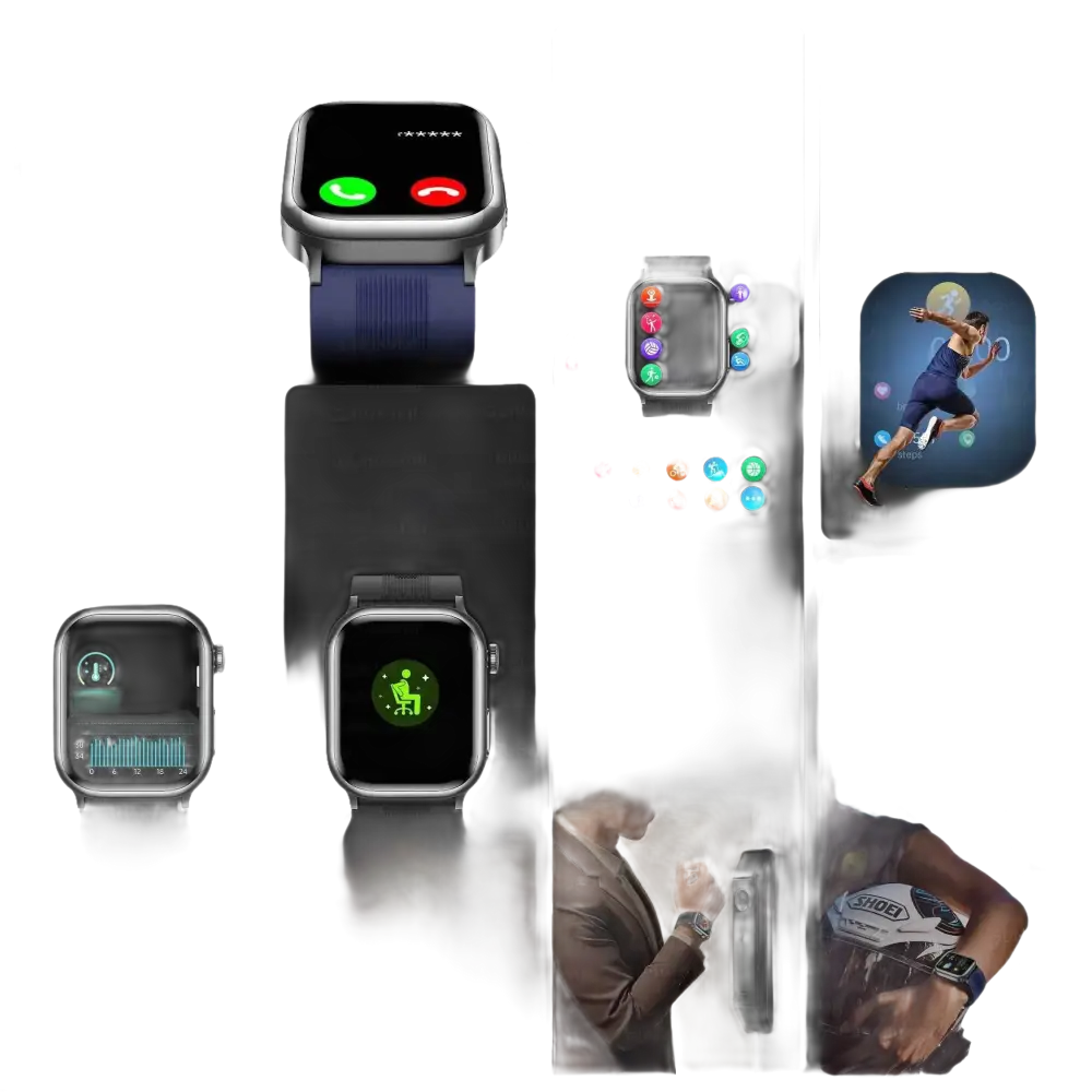 2025 Montre intelligente ECG santé avec diagnostic de pression artérielle précise