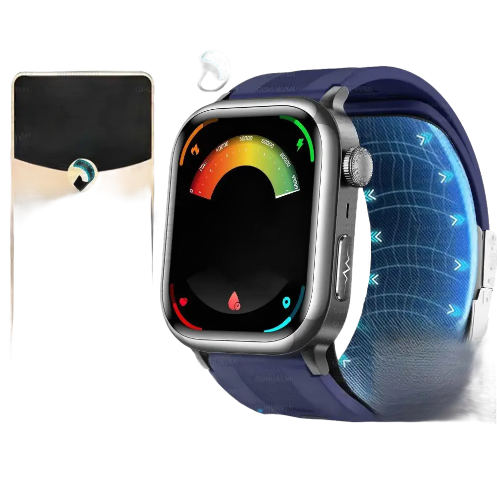 2025 Montre intelligente ECG santé avec diagnostic de pression artérielle précise