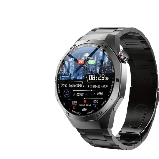 2025 Nouveaux pour Android et ios montre intelligente hommes AMOLED écran GPS - Montre intelligente