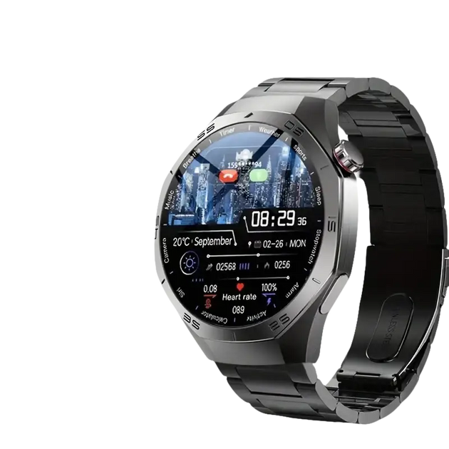 2025 Nouveaux pour Android et ios montre intelligente hommes AMOLED écran GPS - Montre intelligente