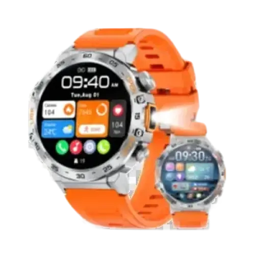 2025 - Sport, lampe de poche LED 360*360Montre intelligente LIGE homme