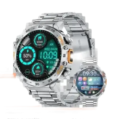 2025 - Sport, lampe de poche LED 360*360Montre intelligente LIGE homme