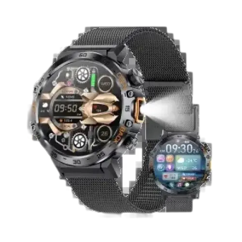 2025 - Sport, lampe de poche LED 360*360Montre intelligente LIGE homme