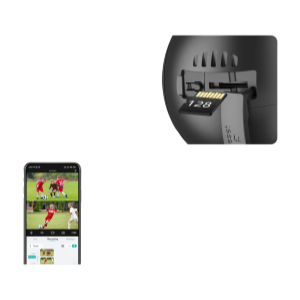 Illustration de la caméra Wifi extérieure 4K en action, capturant des images de jour et de nuit.