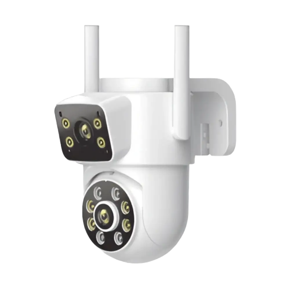 Image de l'interface de l'application ICSEE utilisée pour contrôler la caméra de surveillance extérieure.