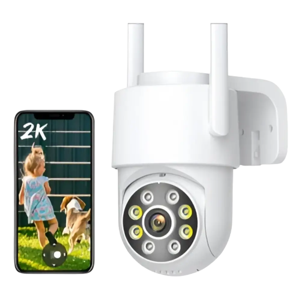 Comparaison entre la caméra 2MP et la caméra 4MP pour la surveillance extérieure.