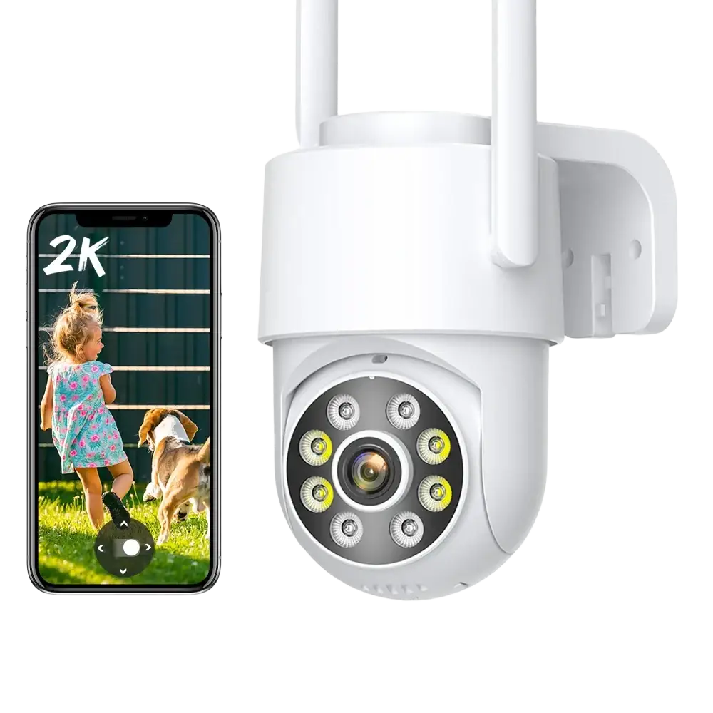 Détails sur la connexion Wi-Fi de 2,4 GHz de la caméra de surveillance extérieure.