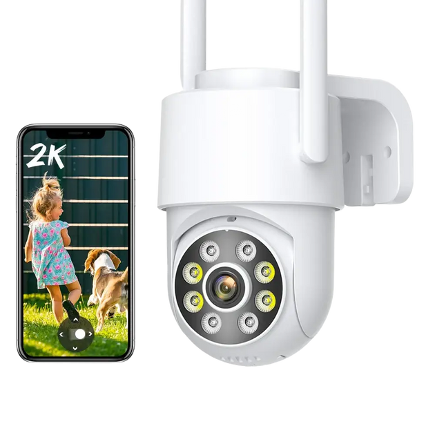 Détails sur la connexion Wi-Fi de 2,4 GHz de la caméra de surveillance extérieure.