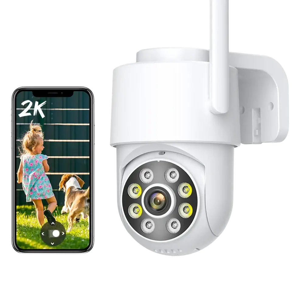 Aperçu des options de stockage pour la caméra de surveillance extérieure avec carte TF.