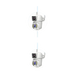 Une caméra de sécurité à double objectif avec des options de résolution de 6MP (2x3MP) et 8MP (2x4MP).