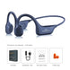 Casque à conduction osseuse paramita dg08 bleu foncé avec puce bluetooth et design courbé mat pour sport étanche