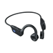 Casque de natation oneplus à conduction osseuse noir avec design incurvé et écran digital compatible bluetooth carte mémoire