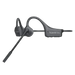 Écouteurs à conduction osseuse black super3 pro noirs avec micro et design incurvé pour sport et travail oreille ouverte