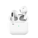 Écouteurs bluetooth type air pro 2026 blancs dans un étui de chargement minimaliste avec lumière verte