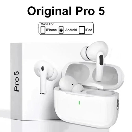 Écouteurs tws new air pro blancs avec annulation active du bruit et microphone catégorie pour iphone android ipad