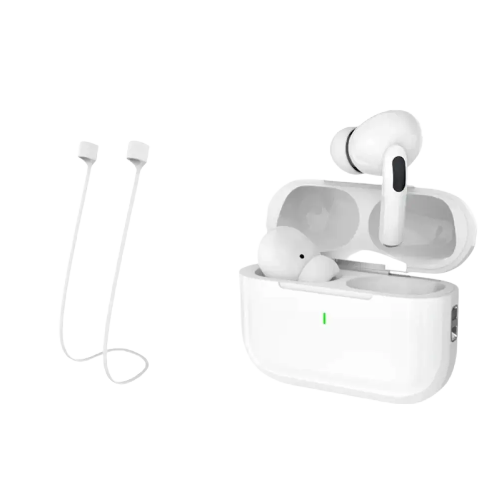 Écouteurs tws new air pro blancs avec annulation active du bruit microphone catégorie et assistant vocal intégré
