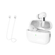 Écouteurs tws new air pro blancs avec annulation active du bruit microphone catégorie et assistant vocal intégré