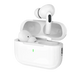 Écouteurs tws new air pro blancs avec annulation active et microphone catégorie en boîtier mat aux accents noirs