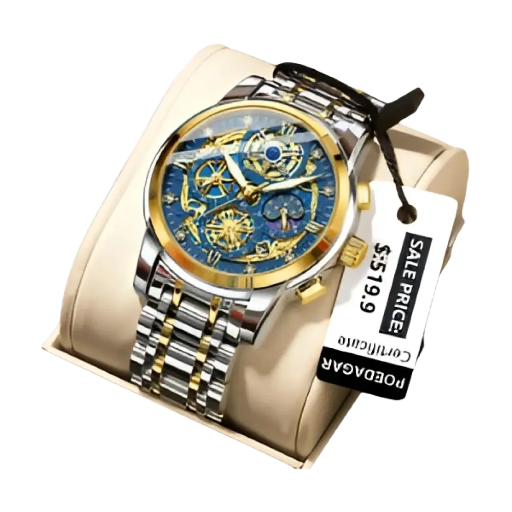 POEDAGAR luxe haute qualité homme montre étanche lumineux chronographe Date hommes montre en acier inoxydable Quartz