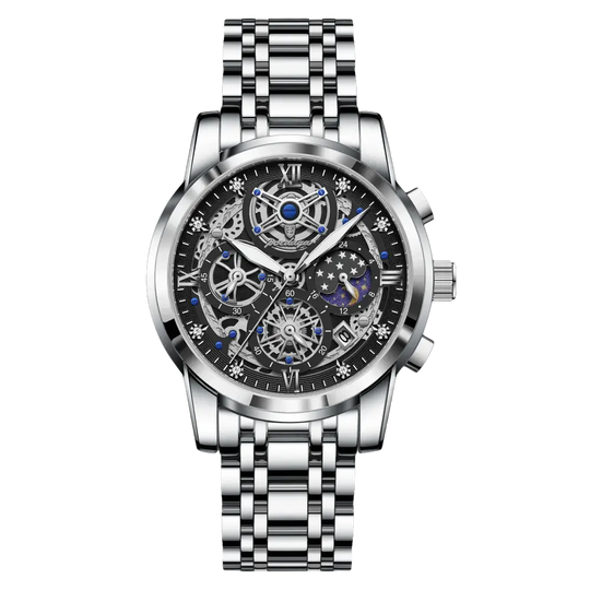 POEDAGAR luxe haute qualité homme montre étanche lumineux chronographe Date hommes montre en acier inoxydable Quartz