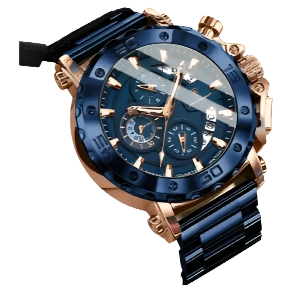 POEDAGAR luxe hommes montre-bracelet Date lumineux étanche Quartz homme horloge chronographe acier inoxydable mode