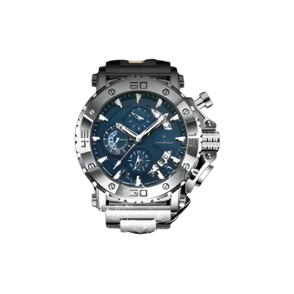POEDAGAR montre de luxe pour hommes calendrier lumineux étanche homme - Montre à Quartz