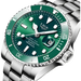 LIGE Montre de plongée étanche pour homme montre bracelet à quartz Montre à Quartz