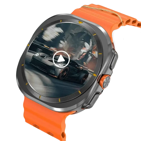 Montre intelligente 2025 Ultra pour hommes avec GPS, NFC, 32GB, affichage vidéo 3D et boussole