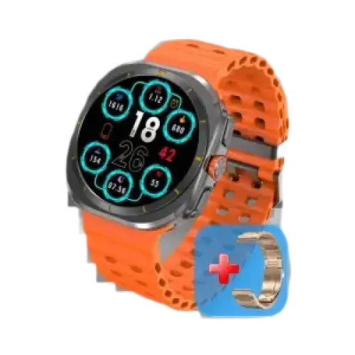 Montre intelligente 2025 Ultra pour hommes avec GPS, NFC, 32GB, affichage vidéo 3D et boussole