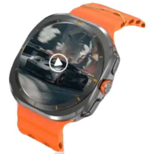 Montre intelligente 2025 Ultra pour hommes avec GPS, NFC, 32GB, affichage vidéo 3D et boussole