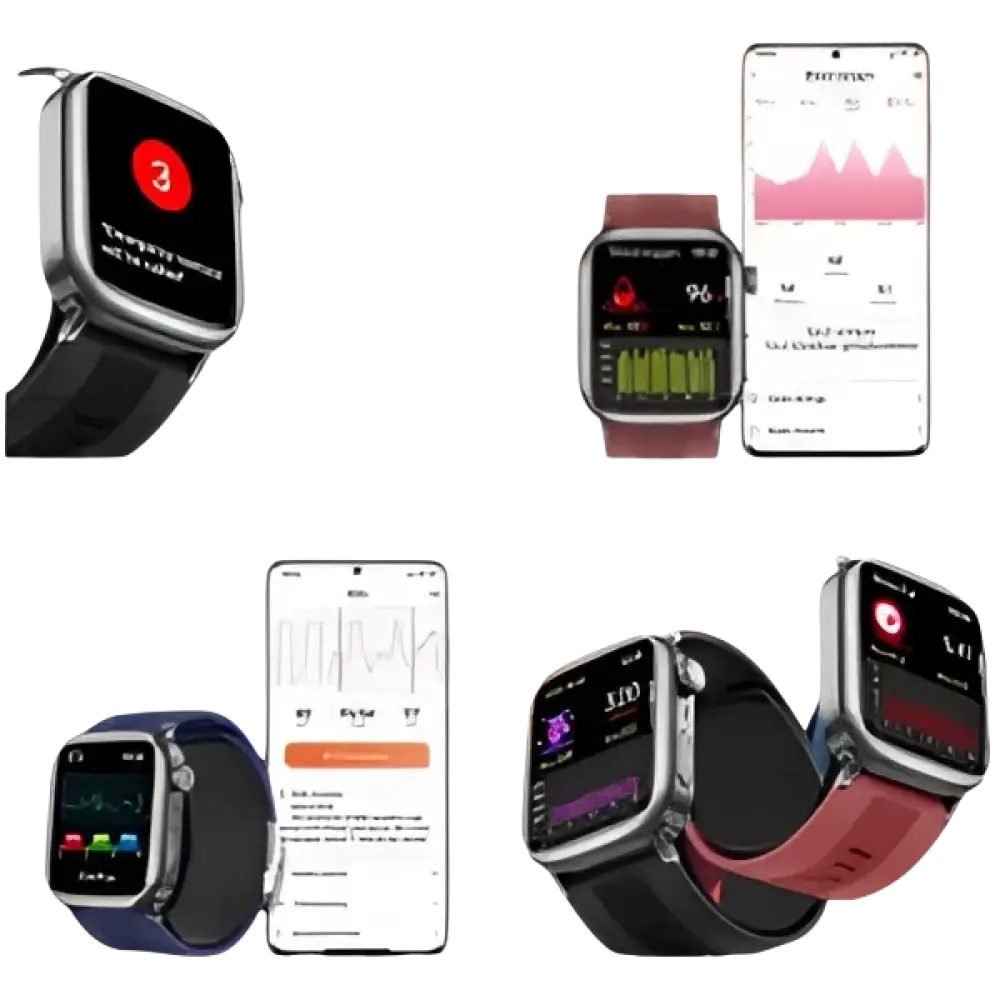 2025 Montre intelligente ECG santé avec diagnostic de pression artérielle précise