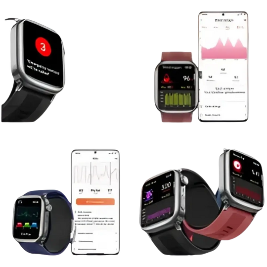 2025 Montre intelligente ECG santé avec diagnostic de pression artérielle précise