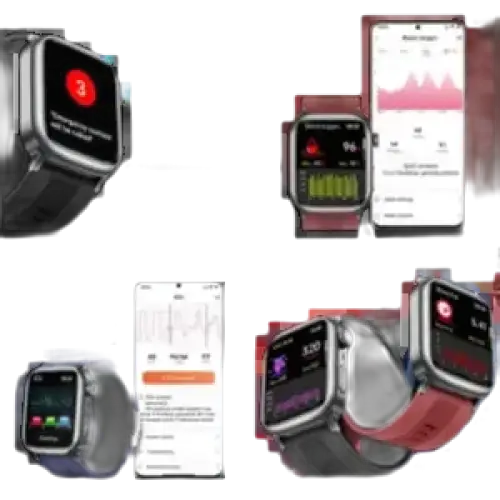 2025 Montre intelligente ECG santé avec diagnostic de pression artérielle précise