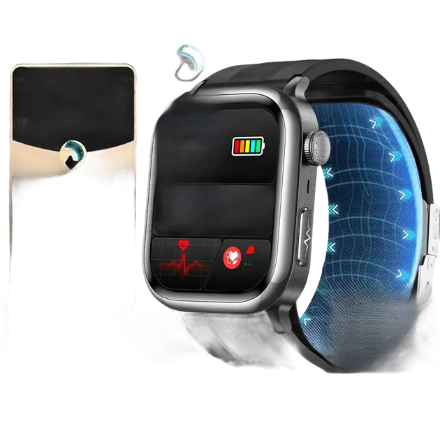 2025 Montre intelligente ECG santé avec diagnostic de pression artérielle précise