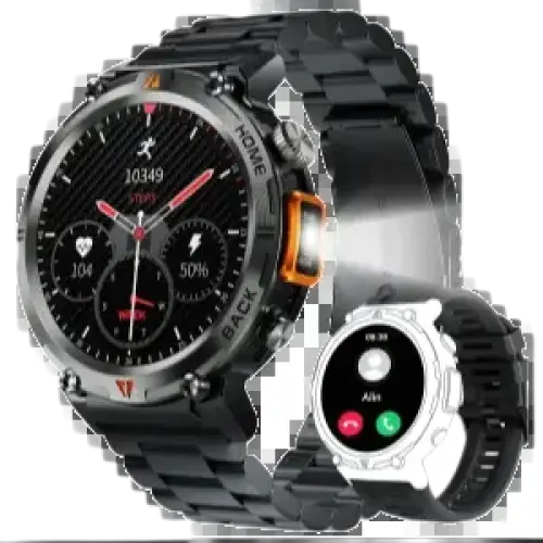 Montre intelligente EIGIIS KE3 Bluetooth pour hommes - Appels et fonctionnalités avancées