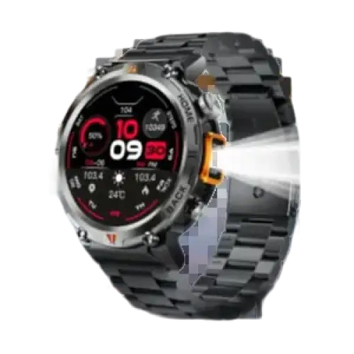 Montre intelligente EIGIIS KE3 Bluetooth pour hommes - Appels et fonctionnalités avancées