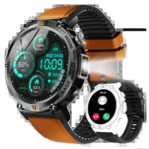 Montre intelligente EIGIIS KE3 Bluetooth pour hommes - Appels et fonctionnalités avancées