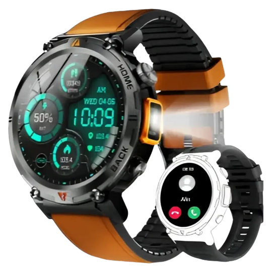 Montre intelligente EIGIIS KE3 Bluetooth pour hommes - Appels et fonctionnalités avancées
