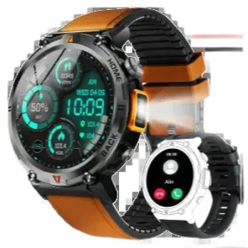 Montre intelligente EIGIIS KE3 Bluetooth pour hommes - Appels et fonctionnalités avancées