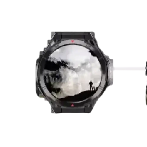 Montre intelligente GPS Xiaomi 2025 - Position Militaire & Fitness pour Hommes