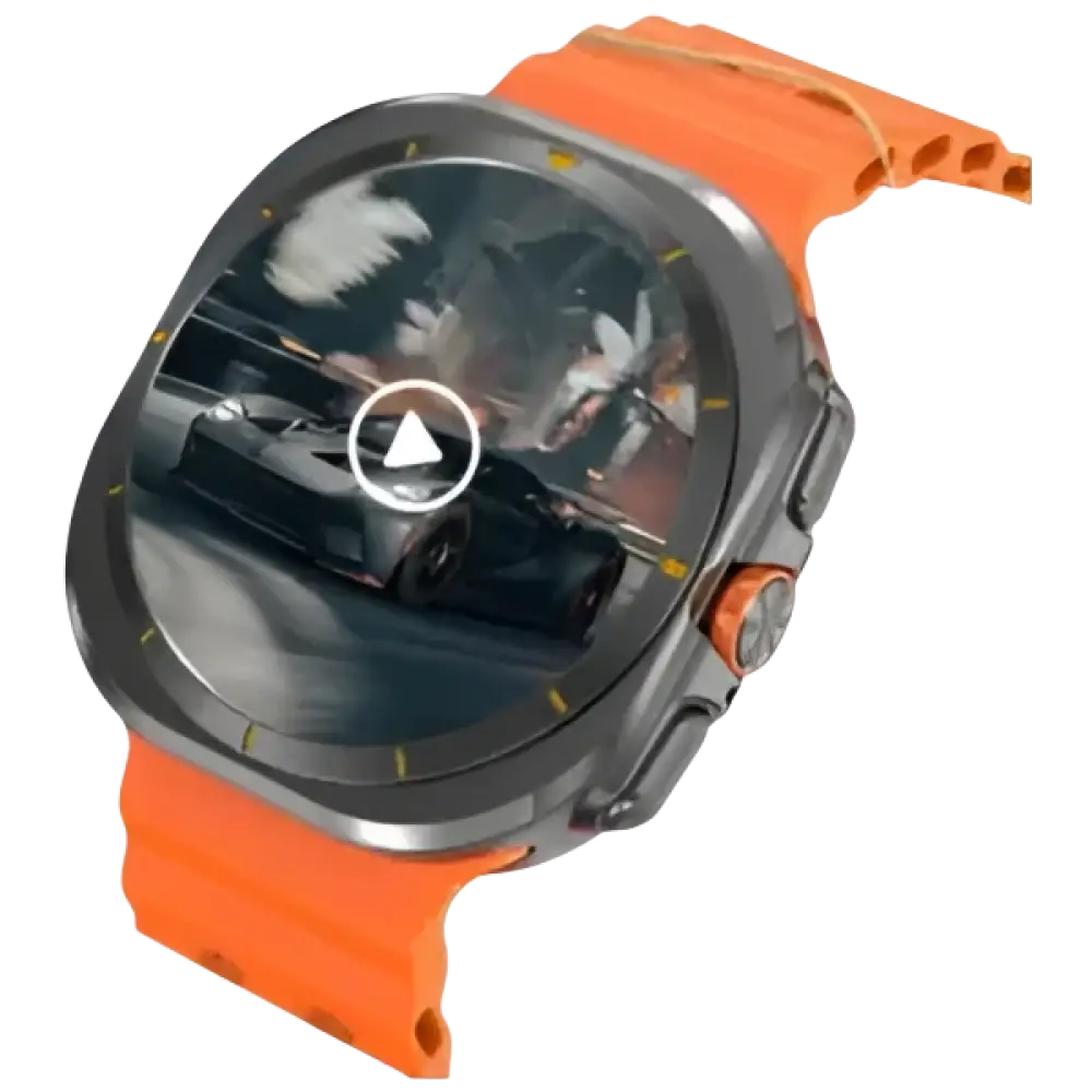 Montre intelligente 2025 Ultra pour hommes avec GPS, NFC, 32GB, affichage vidéo 3D et boussole