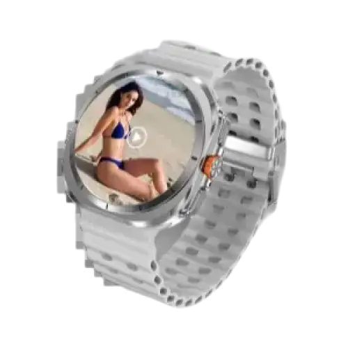 Montre intelligente 2025 Ultra pour hommes avec GPS, NFC, 32GB, affichage vidéo 3D et boussole