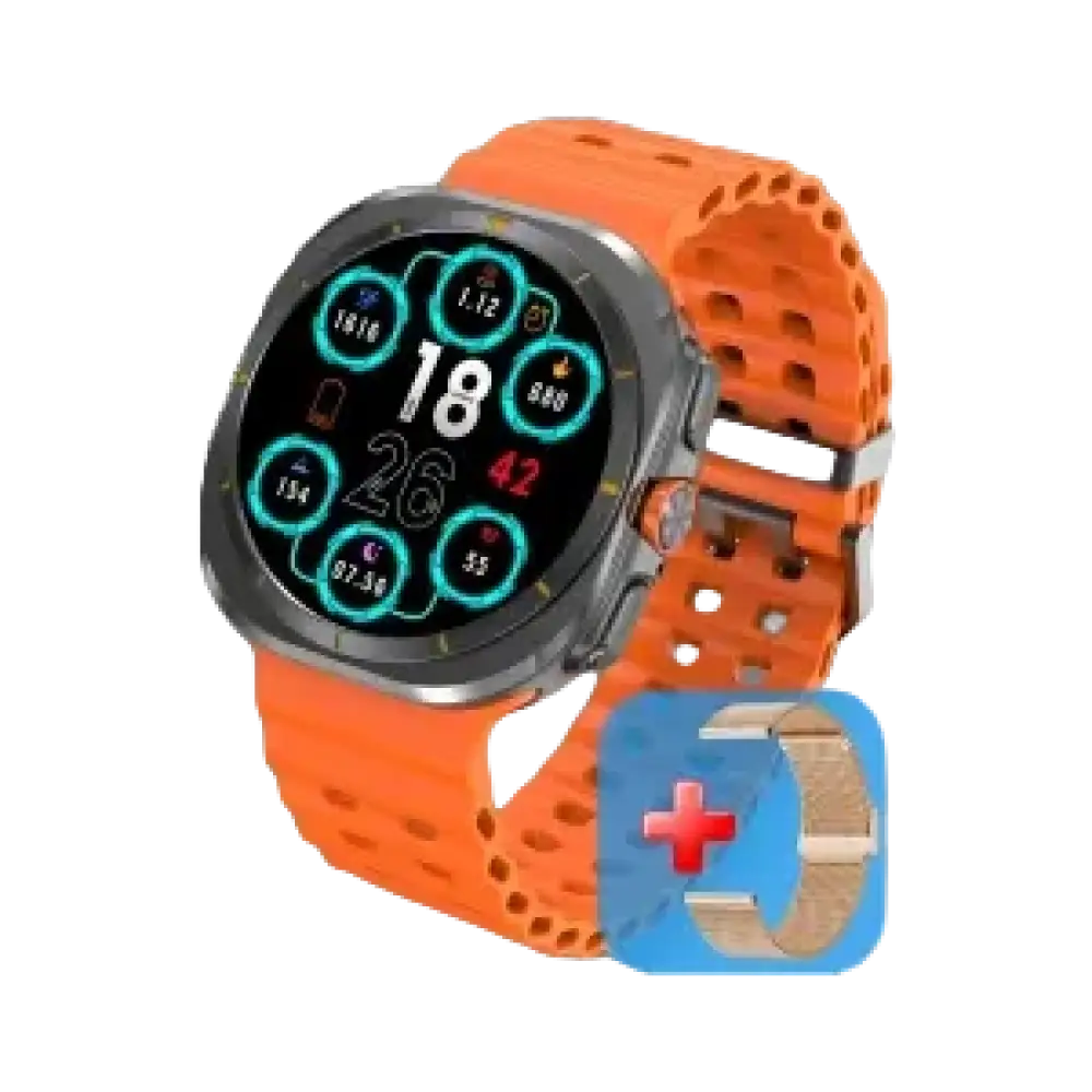 Montre intelligente 2025 Ultra pour hommes avec GPS, NFC, 32GB, affichage vidéo 3D et boussole