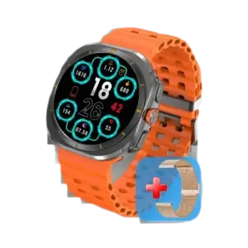 Montre intelligente 2025 Ultra pour hommes avec GPS, NFC, 32GB, affichage vidéo 3D et boussole