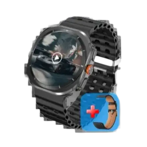 Montre intelligente 2025 Ultra pour hommes avec GPS, NFC, 32GB, affichage vidéo 3D et boussole